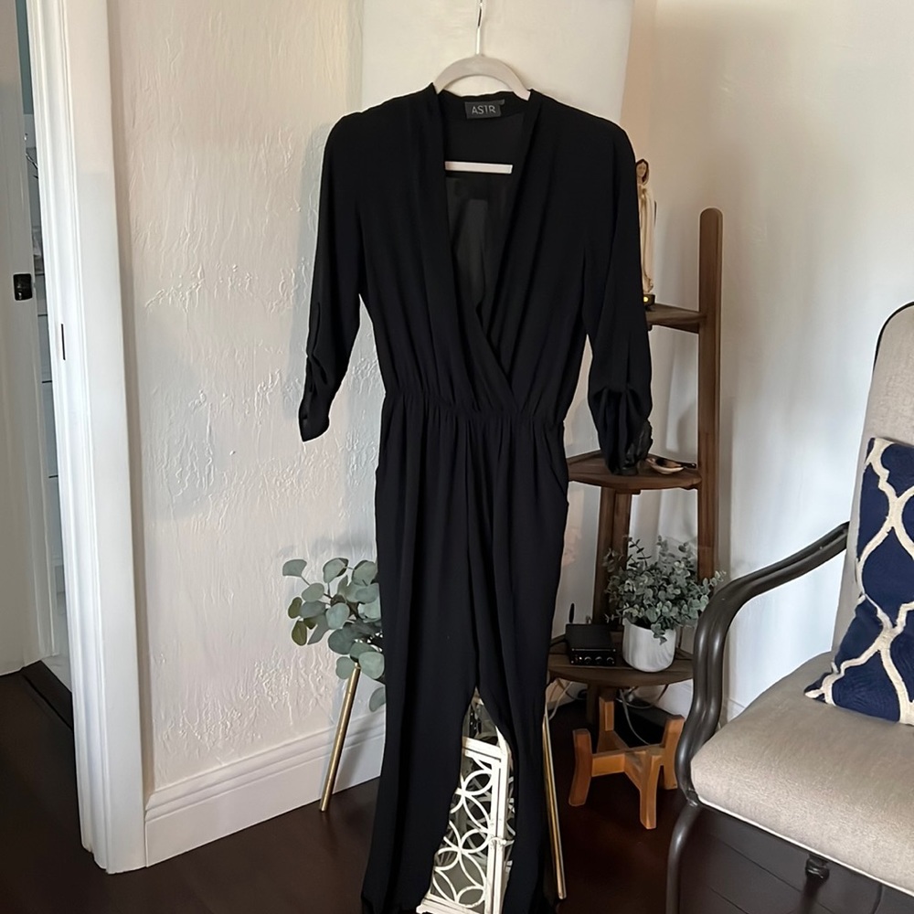 ASTR Black Jumpsuit